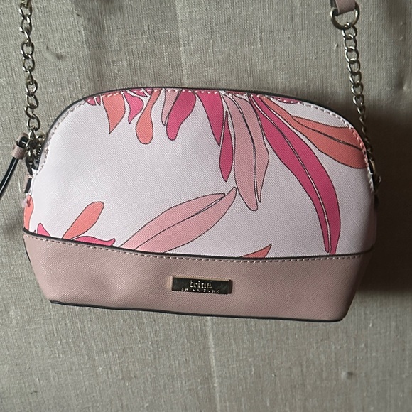 Trina by Trina Turk Pink and Coral Crossbody Bag - Picture 9 of 9
